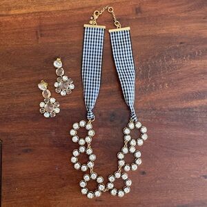 J Crew Beautiful Set of Necklace and Earrings